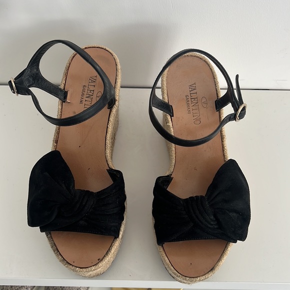 Valentino garavani platform wedges espadrilles - Picture 2 of 6